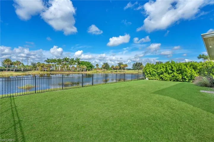 View of yard featuring a water view