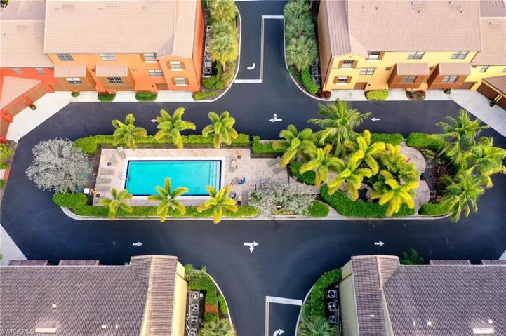 Quad #5 Pool aerial