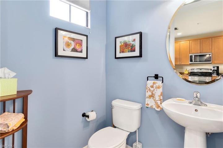 1st floor half bath