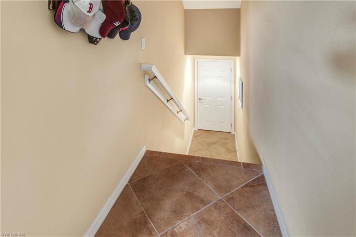 Leads to oversized 1 car garage