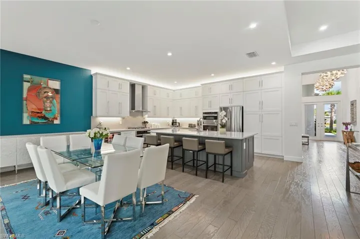 Entertain with ease, with an open dining area, and huge island with counter seating.