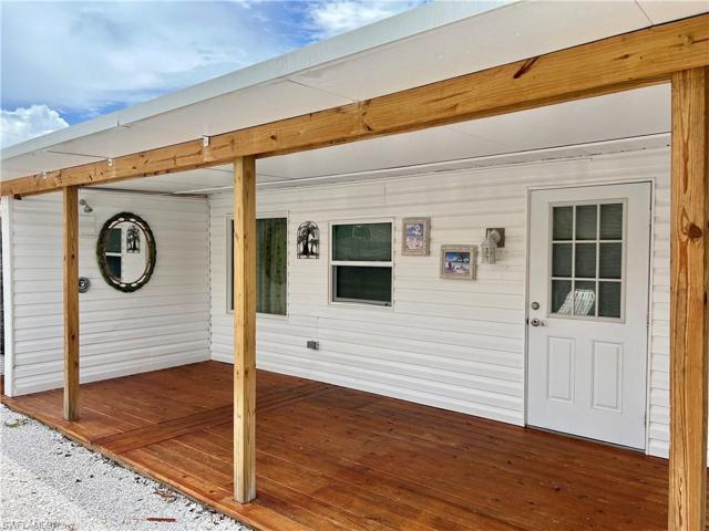 1074 Back Porch with New Wooden Deck, Outdoor Shower