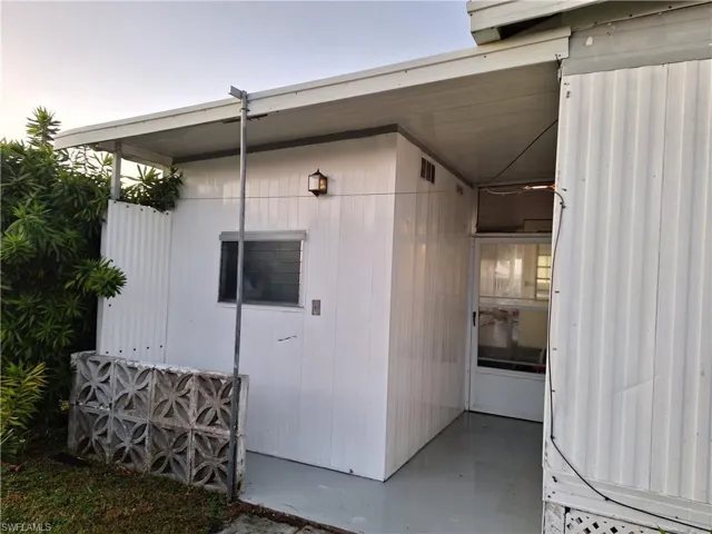 Back of shed