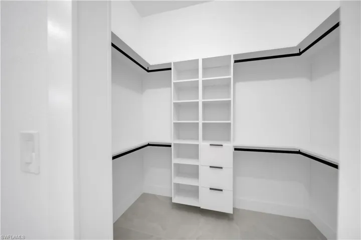 View of spacious closet