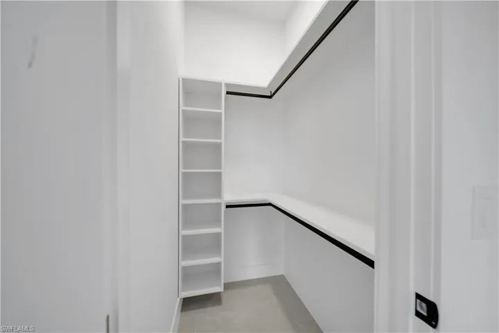 View of spacious closet