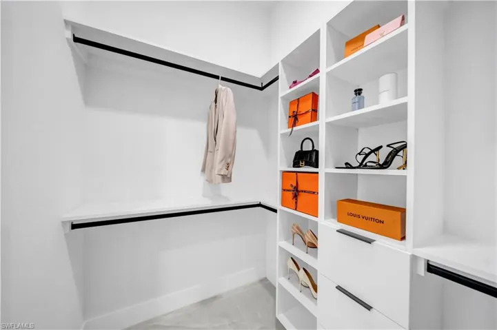 View of spacious closet