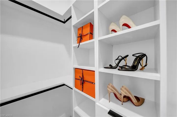 View of spacious closet