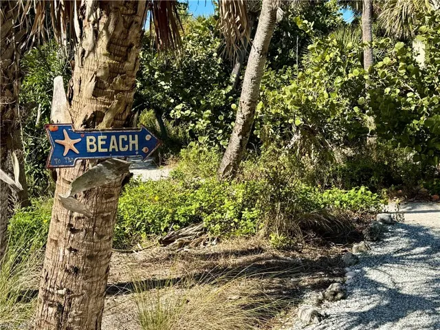 Beach path outside your door