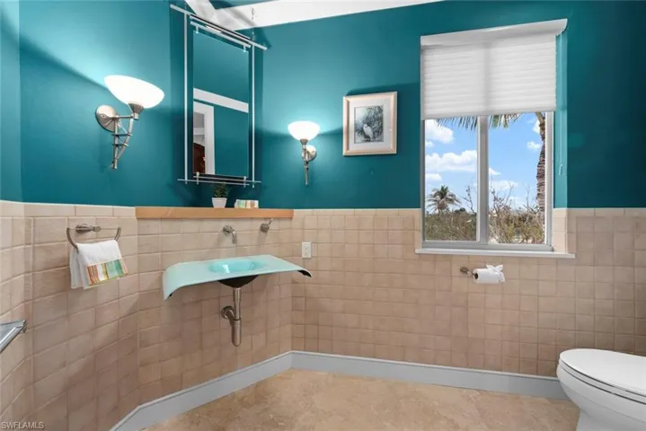 Half bath off living/kitchen