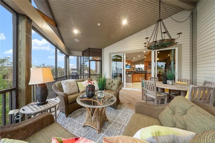 Screen enclosed porch
