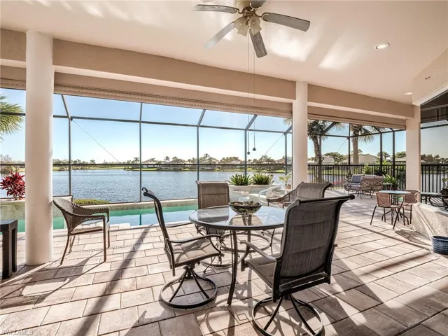 Outdoor dining area