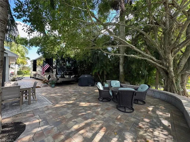 View of patio