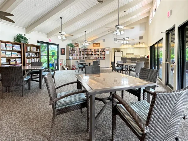 Community Room with Library and Kitchen
