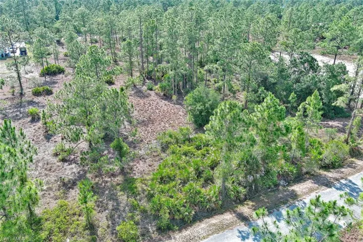 Aerial view of property's location