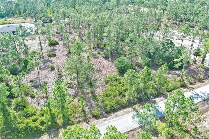Aerial view of property's location