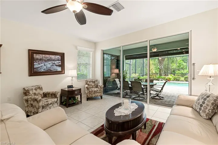 LARGE COVERED AREA UNDER THE LANAI TO GRILL & ENTERTAIN PLUS THE STORM SMART PROTECTIVE SCREENS=HUGE VALUE & SAVINGS FOR YOU!