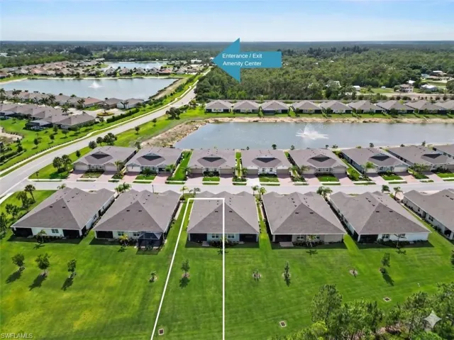 Lot Line. Amenity center and entrance/exit
