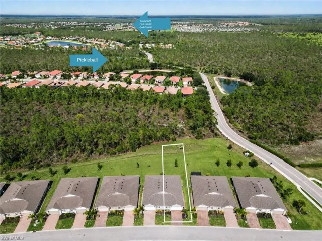 Lot Line. Pickleball, Golf Course and Restaurant