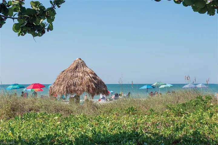 Moorings private beach