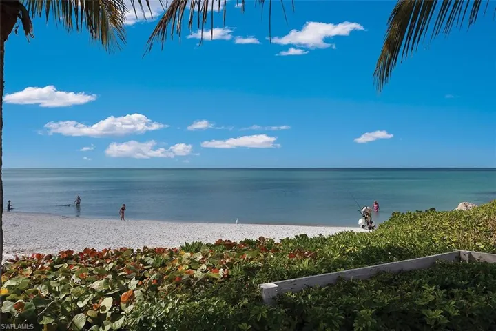 Moorings private beach