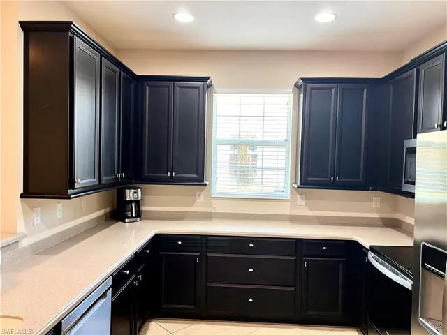 Big, bright kitchen is laid out for convenience