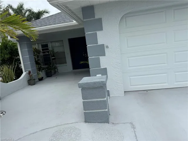 View of exterior entry