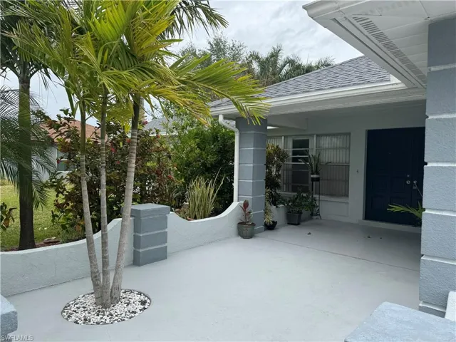 View of patio