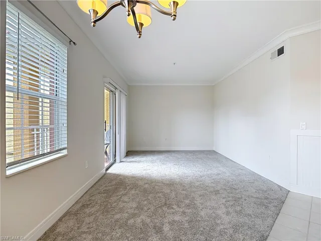 Dining and living area