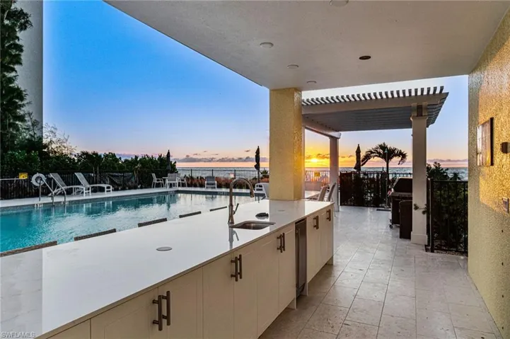 Outdoor grill/kitchen area