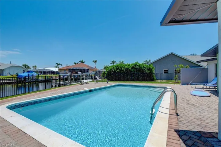 View of pool