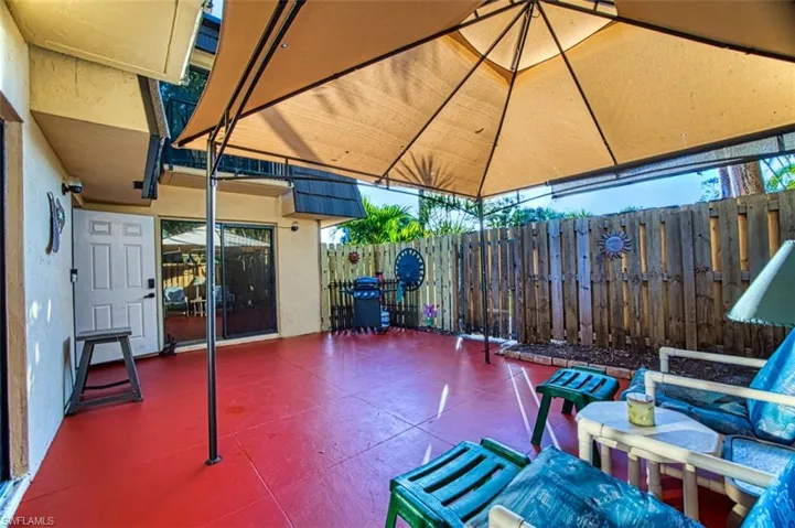 View of patio / terrace with a grill