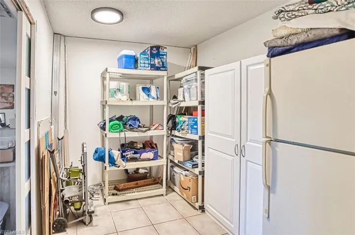 View of storage area