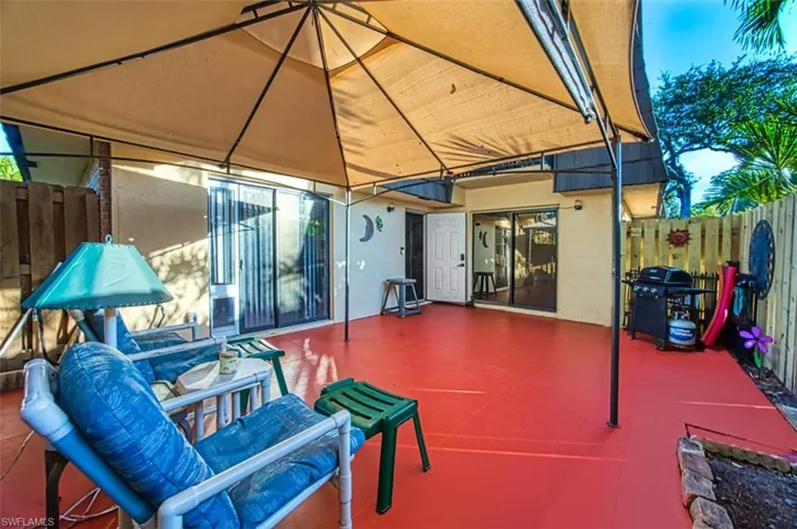 View of patio / terrace with a grill