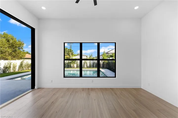 Pool views from your 1st Floor Primary Suite with Pool and Spa Views