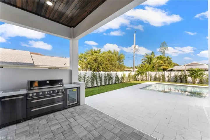 Outdoor Kitchen and Pool deck area