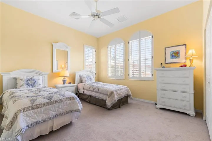 Guest Bedroom 2 also spacious. Set up with 2 twin beds.