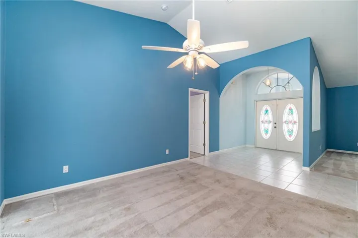View of entry from Breakfast Room