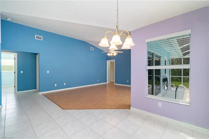 Many windows/doors for views of the fabulous pool area