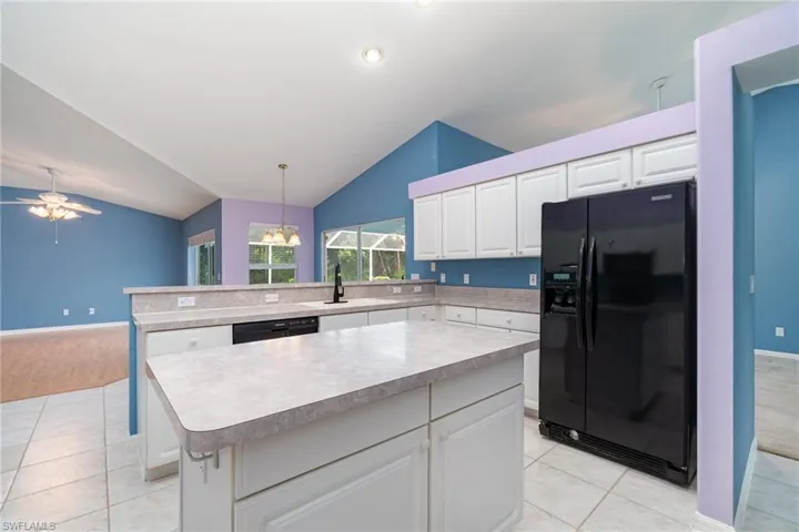 Center island in kitchen and appliances included