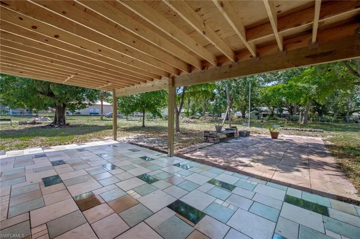 New roof back patio