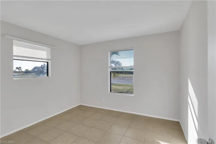 View of tiled empty room