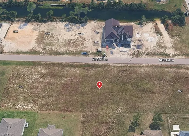 Aerial overview of property's location