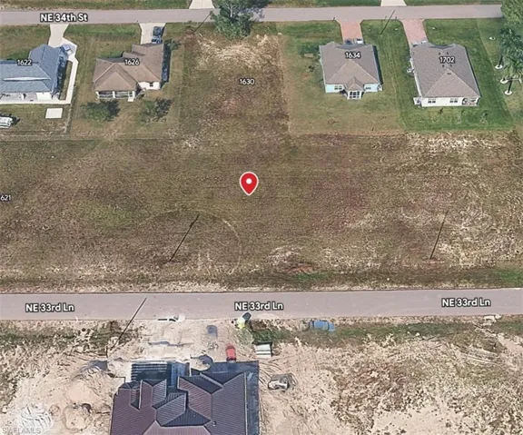Aerial view of property's location