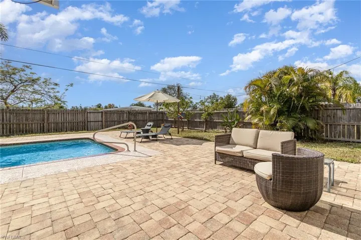 View of swimming pool with an outdoor hangout area and a patio area