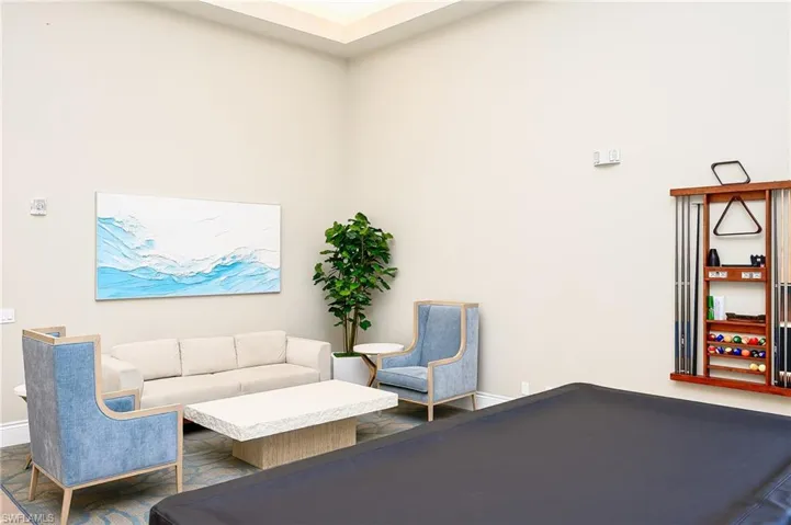 Newly Renovated Billard Room Lounge Area