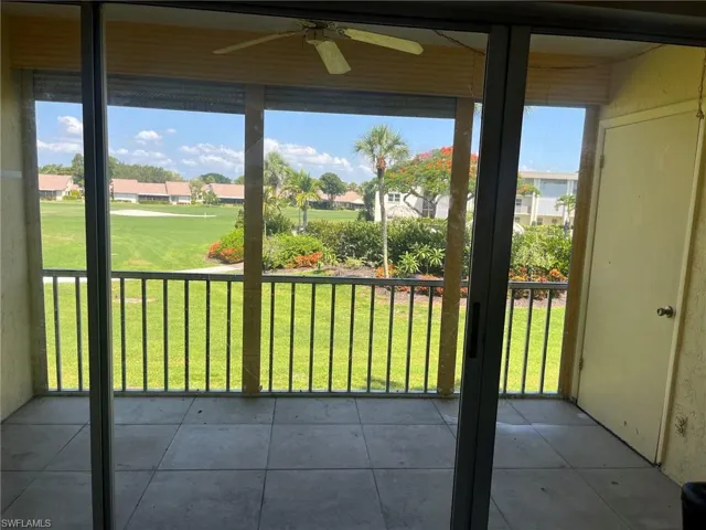 Screened-In Lanai overlooking Pool and Golf Course