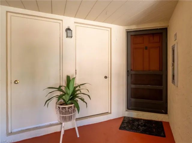 View of the doorway to the property.