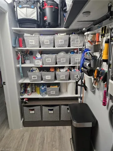 View of storage area