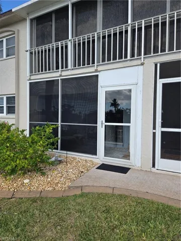 View of exterior entry