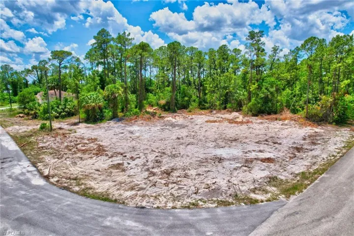 View of undeveloped land